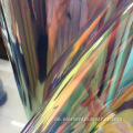 0,6 mm recyceln glänzendes synthetisches Spiegellack-PU-Leder